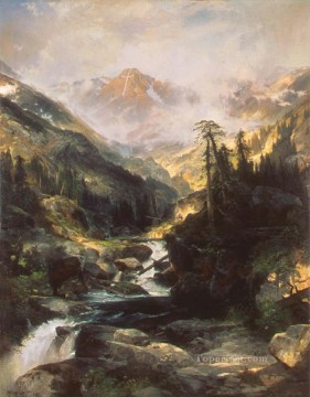 company of captain reinier reael known as themeagre company Painting - Mountain of the Holy Cross landscape Thomas Moran